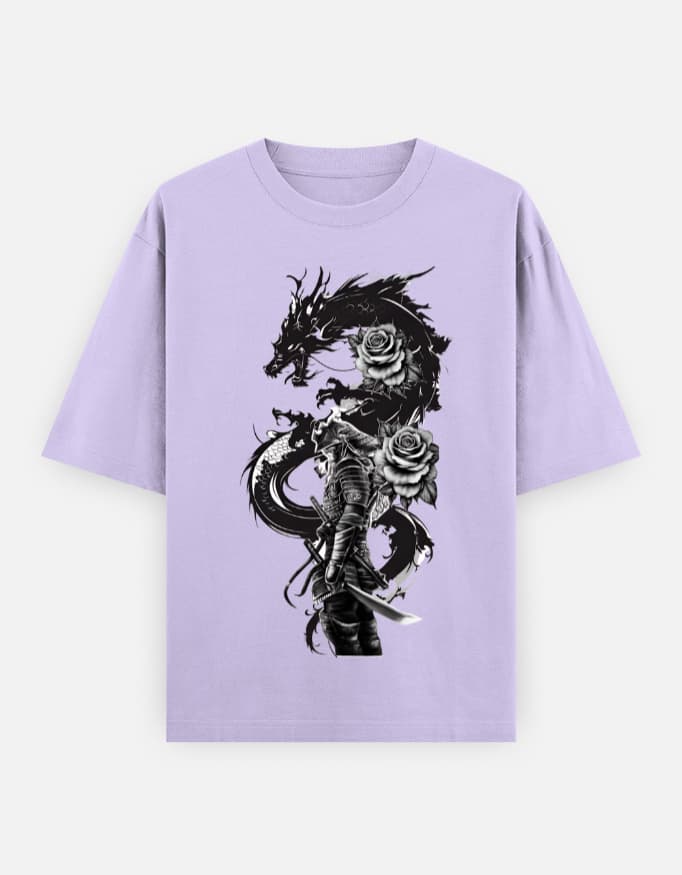 Black Dragon — Oversized Tee